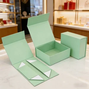 Foldable Gift Box for Socks Made of Paperboard