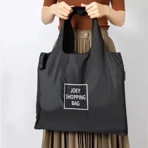 Foldable Supermarket Shopping Bag Thickened Handbag Household Large capacity Eco friendly One shoulder Storage Bag