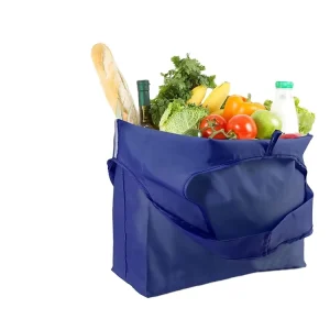 Folding Polyester Reusable Waterproof Grocery Shopping Bag