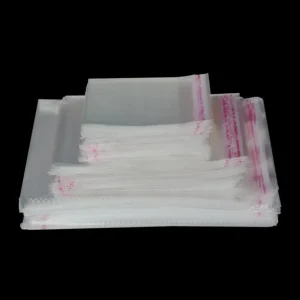 Food Anti fog Breathable Vegetable Fruit Cellophane Bag Transparent Flat Mouth Plastic Packaging Bag Clear OPP Self adhesive Bag