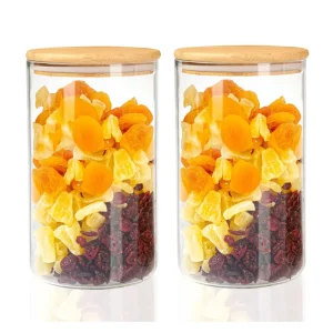 Food Glass Jar 100ml With Lid Unique Shape High Borosilicate Jars Food Grade Glass