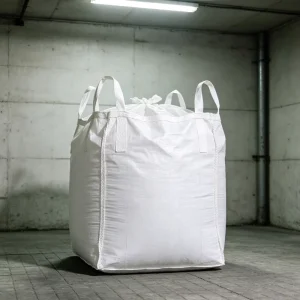 Food Grade 1 Ton PP Bulk Bag Open Top Flat Bottom FIBC 1000kg Jumbo Bag for Grain Feed