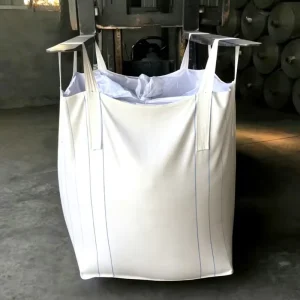Food Grade 1000kg Jumbo Bulk Bag PP Woven Flat Bottom Discharge Breathable Tonnage FIBC for Bulk Goods 5 1 Safety Factor