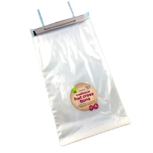Food Grade Custom Printed Wicketed Bread Bags Clear PE PP Plastic Packaging Bag for Bakery Toast Buns