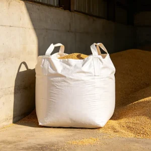 Food Grade Industrial Use FIBC Jumbo Bag 1000kg Top Spout Bottom Flat Bulk