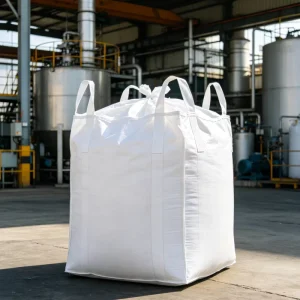 Food Grade PP Woven FIBC Bag 1000kg Full Open Top Flat Bottom Jumbo Bag for Animal Feed Packaging