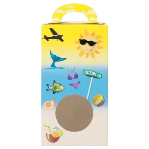 Food Grade Paperboard Custom Printing Die Cut Folding Paper Portable Box for Candy Cookie Snacks