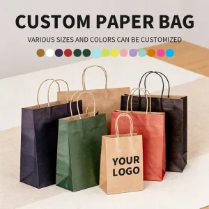 Food Pack Bag Red Square High Quality Gift giving Birthday Parties Factory Food Pack Bag
