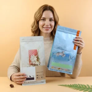 Food Packaging Bag Plastic Aluminum Foil PE Composite Resealable Zipper Bag Pet Snacks Casual Nuts Vacuum Self-standing