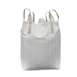 Four Ring Feeding Port Jumbo Ton Bag Thickened White Space Breathable Big Bulk Bags 1000kg Loading Weight Model FIBC Four Bag