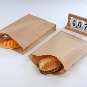 French Fry Fries Chips Chicken Fast Food Greaseproof Biodegradable Environment friendly Kraft Paper Heat Seal Packaging Paperbag
