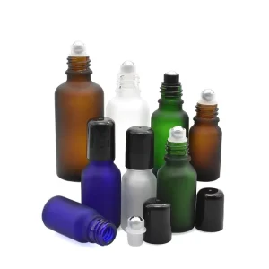 Frosted Glass Roller Bottles 5ml 10ml 15ml 20ml 30ml 50ml 100ml Essential Oil Skin Care Serum Deodorant Packaging Bottles