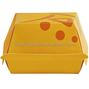 Full Color Printing Paper Burger Box
