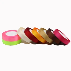 Gift Ribbon Rolls Solid Color Satin Ribbons Decoration for Party Wedding Festivals