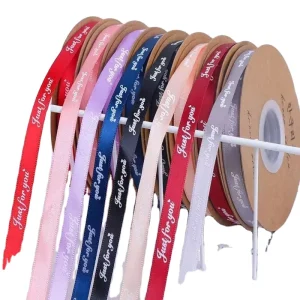 Gift Ribbons Butterfly Ribbons Packaging Customizable Logo Colors Broadband Colored Thickened