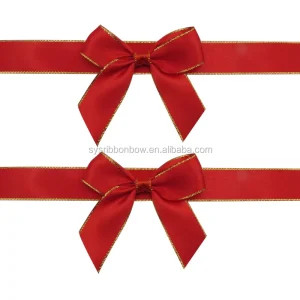 Gift Wrapping Elastic Band Satin Ribbon Bows