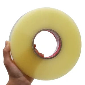 Ginnva Jumbo Roll BOPP Clear Tape Carton Sealing & Packaging Tape High Strength for Express & Shipping