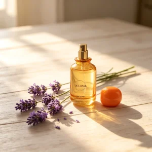 Glass Bottle for Perfume Thick Wall Leak Proof Spray Pump with Cap 30ml 50ml Glass Perfume Bottle with Plastic Cap