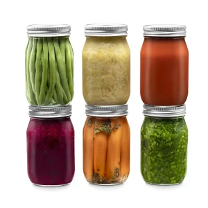 Glass Jar Supplier Kitchen 250ml 500ml Wide Mouth Mason Jars Glass Storage Jars with Lid