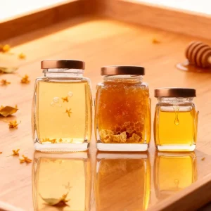 Glass Storage Jars 50ml 100ml 180ml 280ml 360ml for Food Honey Jam Pickles Canning Storage Glass Jar
