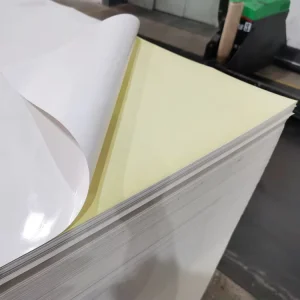 Gloss Mirror Cast Coated Paper Self Adhesive Paper Offset Printing