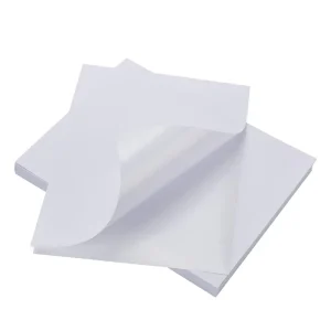 Glossy PP Film Sticker Paper Roll Self Adhesive Material for Bottle Labels