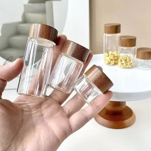 Gold Saving Bean Storage Mini Glass Jar Airtight Container Empty Bottle From Mainland China