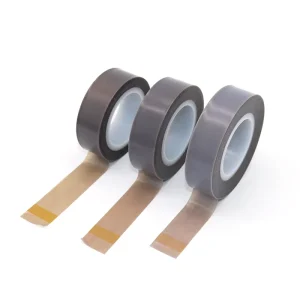Gray PTFE film adhesive tape low friction PTFE adhesive tape for sealing machine