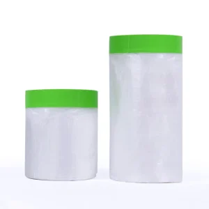 Green Cloth Duct Tape PE Film Single Sided Pressure Sensitive Transparent 20m Car Paint Masking Film