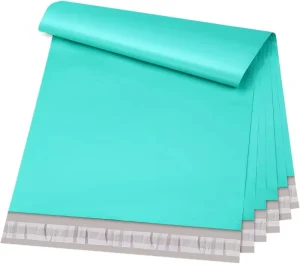 Green Custom Poly Mailers Print Logo Colored Bulk Waterproof Plastic Shipping Bags for Ecommerce Retail Packaging