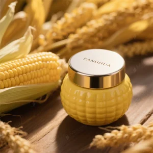 Green Matter Print Smell Proof Jar Luxury Bukhoor Jar Containers 50ml Color Lotion Jar Containers Glass Jars with Lids