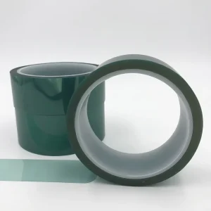 Green Polyester Tape 50mm for PCB SMT Process Electrical Insulation Masking Tape High Temperature Resistant Industrial Use