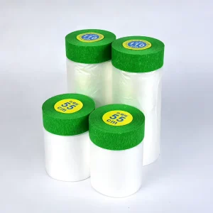 Green Single Sided Pressure Sensitive Adhesive Transparent Car Paint Masking Film 20m