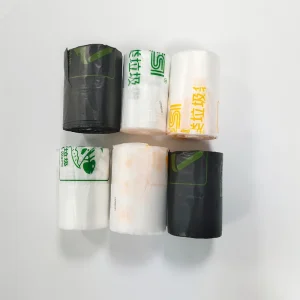 HDPE Biodegradable Garbage Bags with Vest Handle Clear Gift Bag for Small Business Convenience Store Supermarket Jewelry