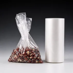 HDPE Flat Produce Bags on Roll for Fruit Vegetable Display and Food Packaging Applications