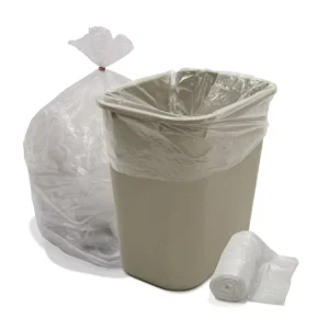HDPE LDPE Side Gusset Heavy Duty Black Recyclable Gravure Printed Can Liner Trash Bags on Roll Supplier