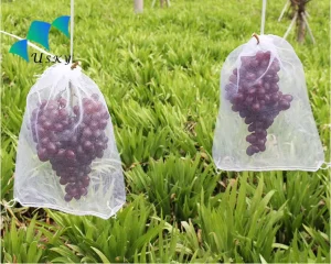 HDPE Plastic Fruit Net Protection Bag for Grape Agriculture Anti Insect Mesh Netting for Fruit Cover Bag