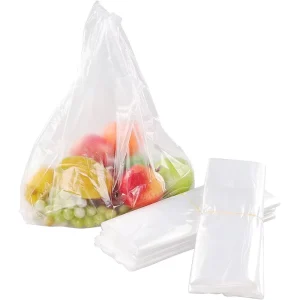 HDPE Vest Handle Plastic Shopping Bags Customizable Cross Border Orders Clothing Food Fruits Fresh Produce Zhangzhou Fujian