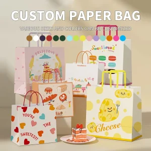 Handle Pouch 80-350gsm Snack Personalized Eco Friendly Free Samples Available Handle Pouch