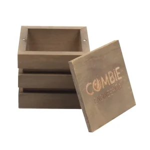 Handmade Bamboo TIMBER Fruit & Vegetable Storage Crates Custom Laser Engraving Silk Screen Printing for Industrial Use