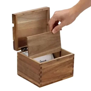 Hanging Wooden Kitchen Food Storage Bag Organizer Storage Box Garbage Bag Storage Box