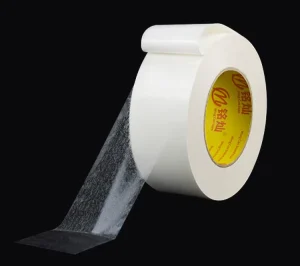 Heat Resistant Acrylic Adhesive Double Sided Heavy Duty Low Noise PET Tissue Tape for Industry
