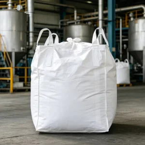 Heavy Duty 1 Ton FIBC Jumbo Bag Open Top Flat Bottom PP Woven Bulk Bag for Construction
