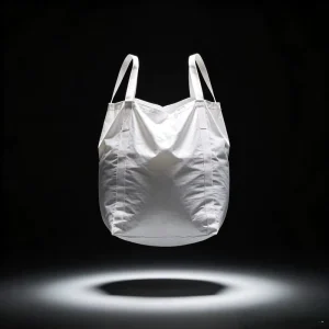 Heavy Duty 2 Ton PP FIBC Big Bag Top Open Flat Bottom Jumbo White 5:1 Safety Factor for Mining Stone Minerals
