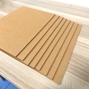 Heavy Duty Biodegradable Brown Paperboard High Bursting Strength Uncoated Thick Custom Material Kraft Paperboard