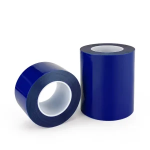 Heavy Duty Blue Surface Protection Film Roll High Temperature Resistant PE Masking Tape for Metal Plastic Surface No Residue