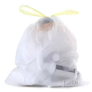 Heavy Duty Dust Bin Liner Contractor Garbage Package Household Mini HDPE Drawstring Trash Bags