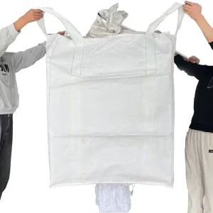 Heavy Duty Food Grade Woven PP FIBC Jumbo Bag UV Stabilized Treatment 5:1 Safety Factor for Cement Construction Material Bulk