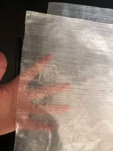 Heavy Duty Transparent PP Woven Bag Clear Polypropylene Woven Sacks for Rice Grain Agriculture Packing