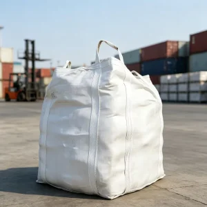 Heavy Load Large Open Top FIBC Bulk Bag Four Lifting Loops Easy Filling Jumbo Bag